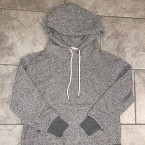 NWOT!GAP Sweats Gray 100% Cotton Pullover Kangaroo Pocket Sweatshirt Size S